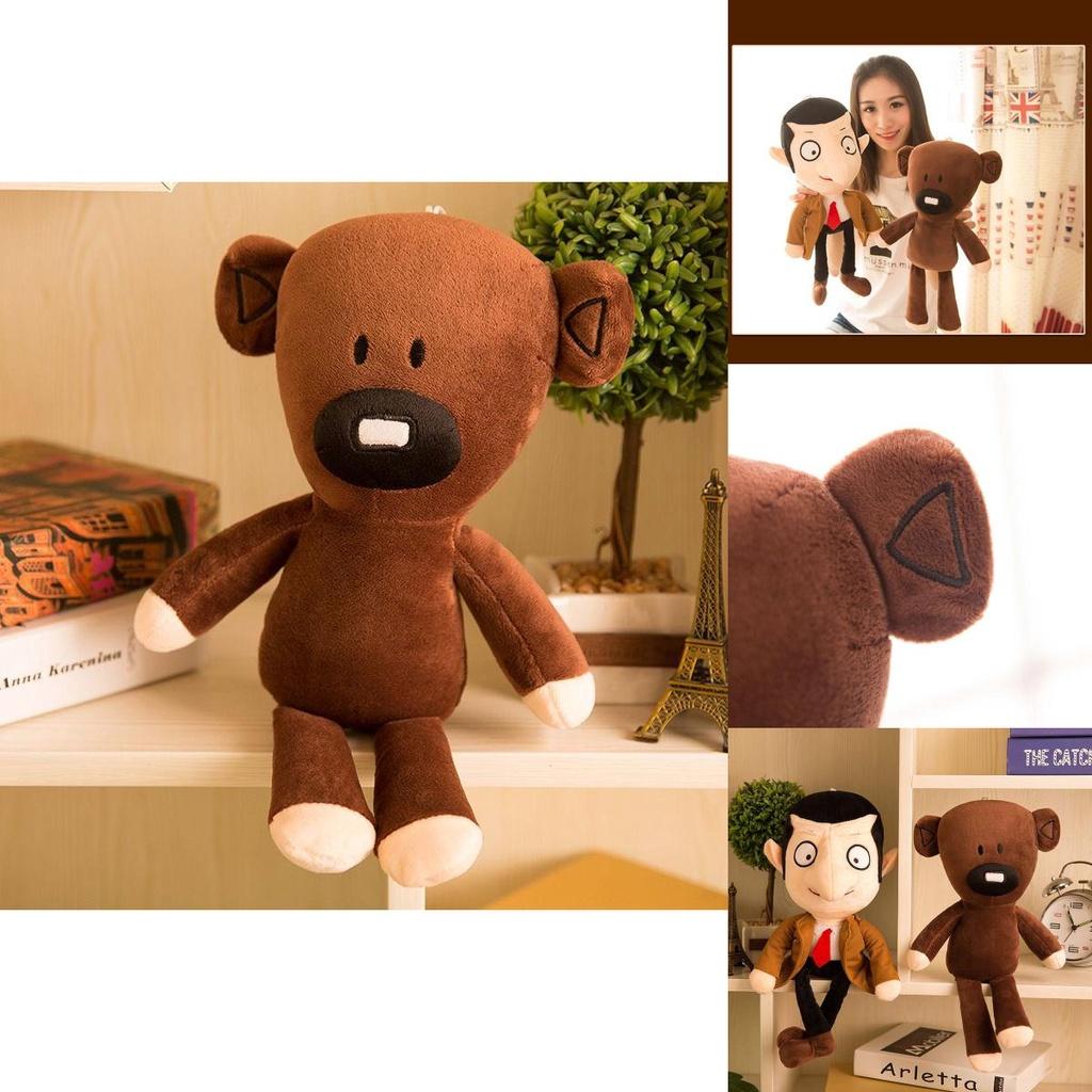 11.8/15.7/19.7/31.5in Mr. Bean Plush Toy Teddy Bear Doll Stuffed Xmas Gift