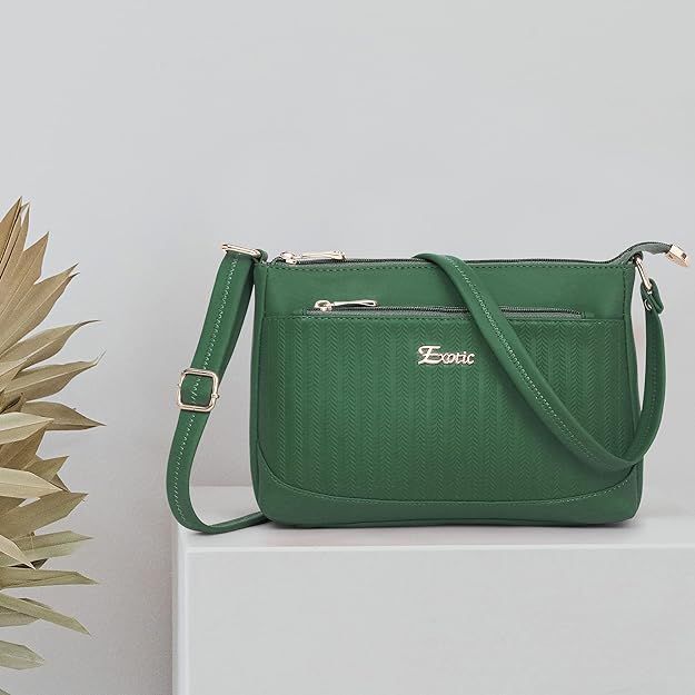 Women's Studded Dual Tone Sling Bag