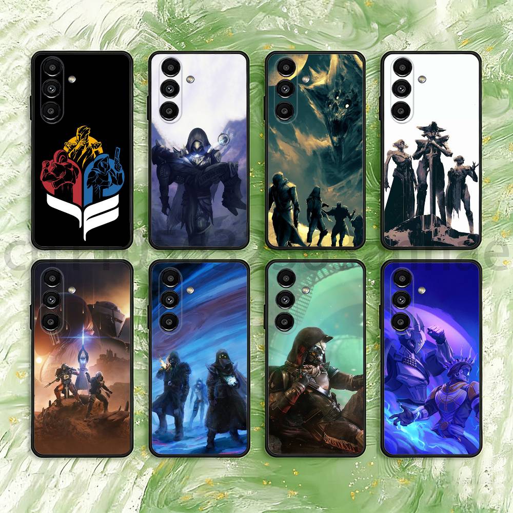 Destiny 2 Game Silicone Phone Case For Samsung S25,24,21,22,23,S30,Ultra,S20,Plus,Fe,Lite,Note,S10,S9,Black Soft Shell