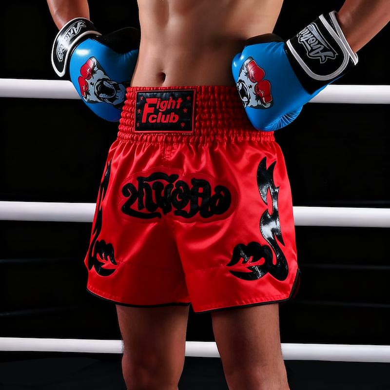 Muay Thai Shorts Boxing Fight Kickboxing Grappling Training Workout Gym Shorts for Men Women Kids Classic Thailand Boxing Pants
