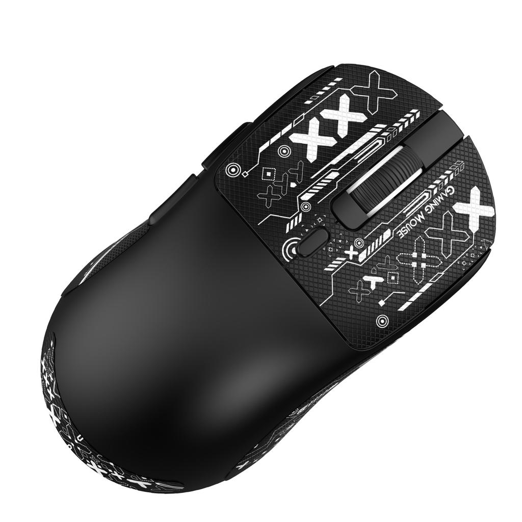 T68 Lightweight Mouse with 3 Modes Connectivity 2.4G BT Wired 6 Adjustable Speeds for Gaming Work