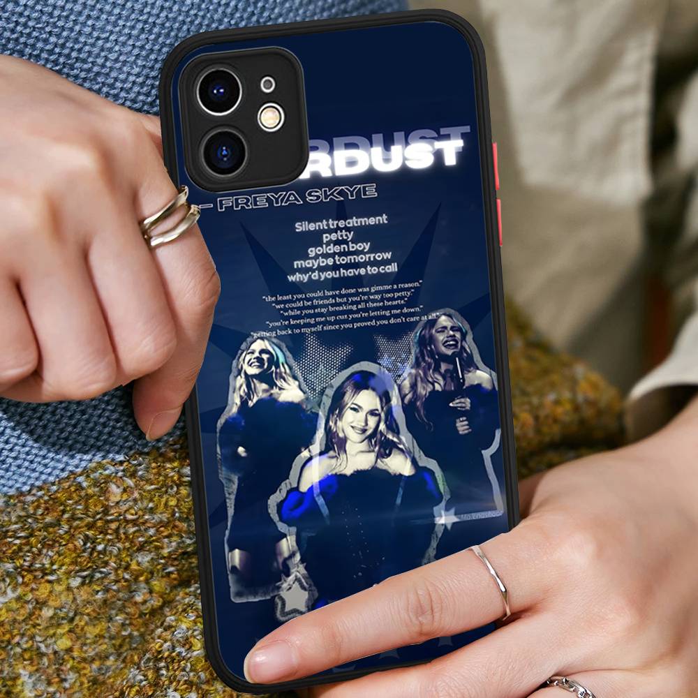 F-Freya S-Skye Singer Phone Case For IPhone 16 15 14 11 12 13 Pro Max Plus 12 XS Max Back Cover Matte Case