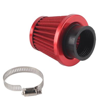 38mm Luftfilter Ansaug Induktions Kit für Offroad Motorrad ATV Quad Dirt Pit Bike Rot