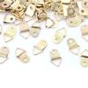 100Pcs with Screws Triangle Hanging Ring Iron Half Circle Ring Hanging buckle  Mirror Hanging