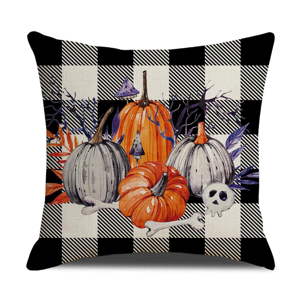 

Хэллоуин Черная Клетчатая Наволочка Домашняя Наволочка на Подушку для Дивана Спальня Прикроватная Наволочка 45 * 45Cm (excluding pillow core)