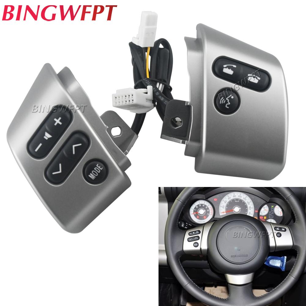 Steering Wheel Button For Toyota FJ Cruiser 2006-2022 Steering Wheel Audio Volume Music Control Switch Button With Backlight switch