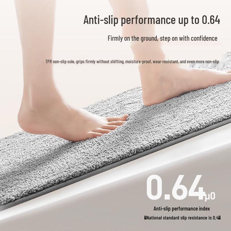 Jingdong Zhizao Momo Tundra Anti-Slip Absorbent Bathroom Mat
