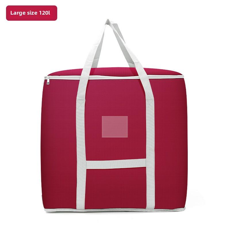 

Сумки для хранения из ткани Оксфорд, большие сумки для переезда одежды, одеял и постельных принадлежностей, водонепроницаемая дорожная сумка для хранения с ручками 41*25*50 винный