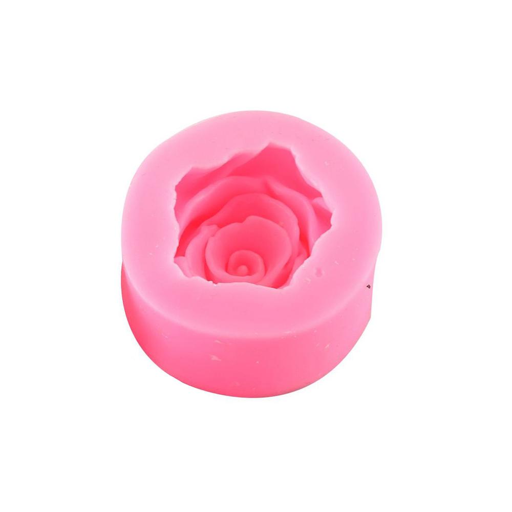 

Silicone world Lilac Rose Lily Fondant Silicone Molds Handmade Soap Gypsum Cake Decorating Diy Chocolate Baking Tools 3D Mold