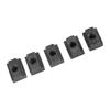 5 Pcs M8 Threads T-Slot Nut Grade 8.8 Black Oxide Finish Sliding Nut 45 Carbon Steel T Slot Nuts