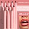 6-teiliges mattes Lipliner-Set: Wasserfest, strapazierfähig, leicht zu färben, langanhaltend, für alle Hauttypen geeignet – perfekt als Weihnachtsgeschenk.