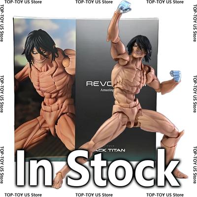 Attack on Titan Eren Jaeger Eren Yeager Revoltech Amazing Yamaguchi Judinamas PVC Veiksmo Figūrėlės Kolekcinis Modelis Žaislai Lėlė