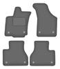 Dywaniki Samochodowe Welurowe Grafitowe Do: VW Phaeton Sedan Z Gaśnicą (2002-2016)