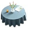 Y5JC Wrinkles Resistant Round Table Cover Spillproof Easy Wipe Portable for Kids Party Family Gathering Kitchen Use