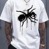 Pánské tričko s grafikou kapely The Prodigy, Design s pavoučí mravencem Extreme Invasion, Letní tričko na koncerty, Každodenní ležérní oblečení