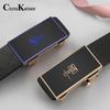 Cloris Kelsey Men's Toothless Automatic Buckle Casual Belt