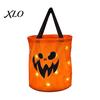 Light Up Pumpkin Bucket for Kids Glowing Candy Bag with LED Lights, Reusable Halloween Treat Tote Kids, Trick or Handbag Party Favors Spacious Treats