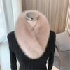 Invisible Fix Clip Scarf for Girls Winter Plush Scarf for Students Dopamine Look