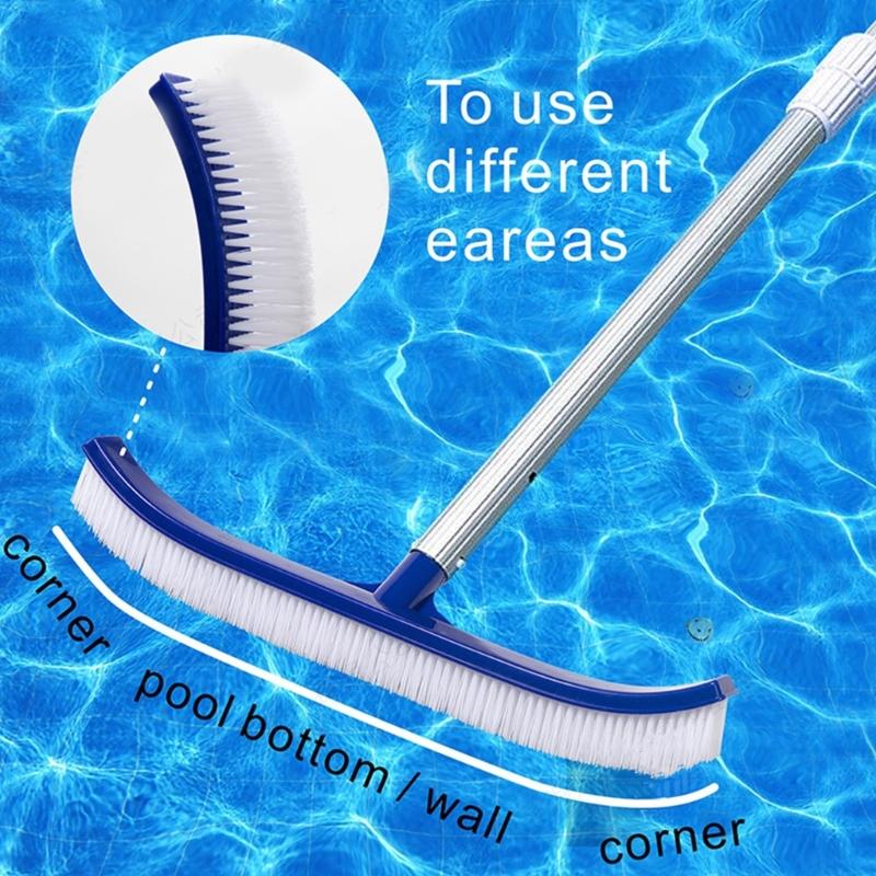 Swimming Pool Cleaning Brush Pond Cleaning Brush for Hot Tub Swimming Pool, Swimming Pool Clean Brush Pool Cleaner Brush
