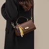 2025 Neue Damen Tasche Herbst Winter Echtes Leder Einzel Schulter Crossbody Tasche Modisch High-End Handtasche Kleines Quadratisches Tasche
