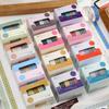 YUBBAEX Geometric Pattern Masking Tape Set Retro Simple Washi Paper Tape Perfect for Journal Wrapping Floral 5-Roll - Design, Design, - Art/DIY