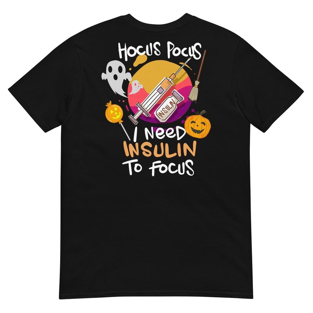 Type 1 Diabetes Hocus Pocus I Need Insulin to Focus Boys T-Shirt XL