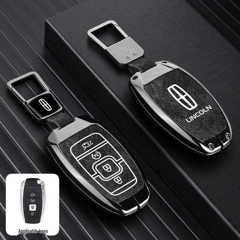 Lincoln Adventure Key Case: Fits Navigator, Aviator, MKZ, Continental, MKC, MKX Models