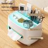 Luxury Multifunctional Desktop Tissue Box with Remote Control Storage