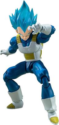 TAMASHII NATIONS Dragon Ball Super, Super-Saiyajin-Gott, Super-Saiyajin Vegeta, der Stolz der Saiyajins, 135 mm, PVC, ABS, bemalt, bewegliche Figur, SHFiguarts – –