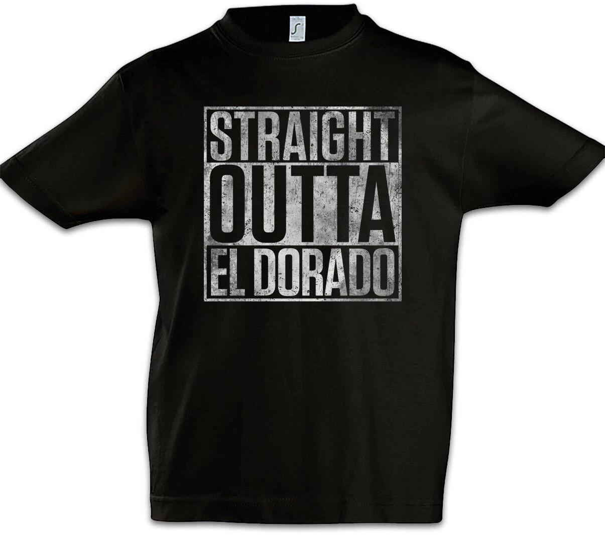 Straight Outta El Dorado Kids Boys kids boys T-Shirt Fun City Gold 120