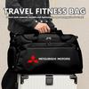 Car Logo Oxford Waterproof Travel Bags Hand Luggage Duffle Fitness Bag For Outlander Lancer L200 ASX Pajero Grandis