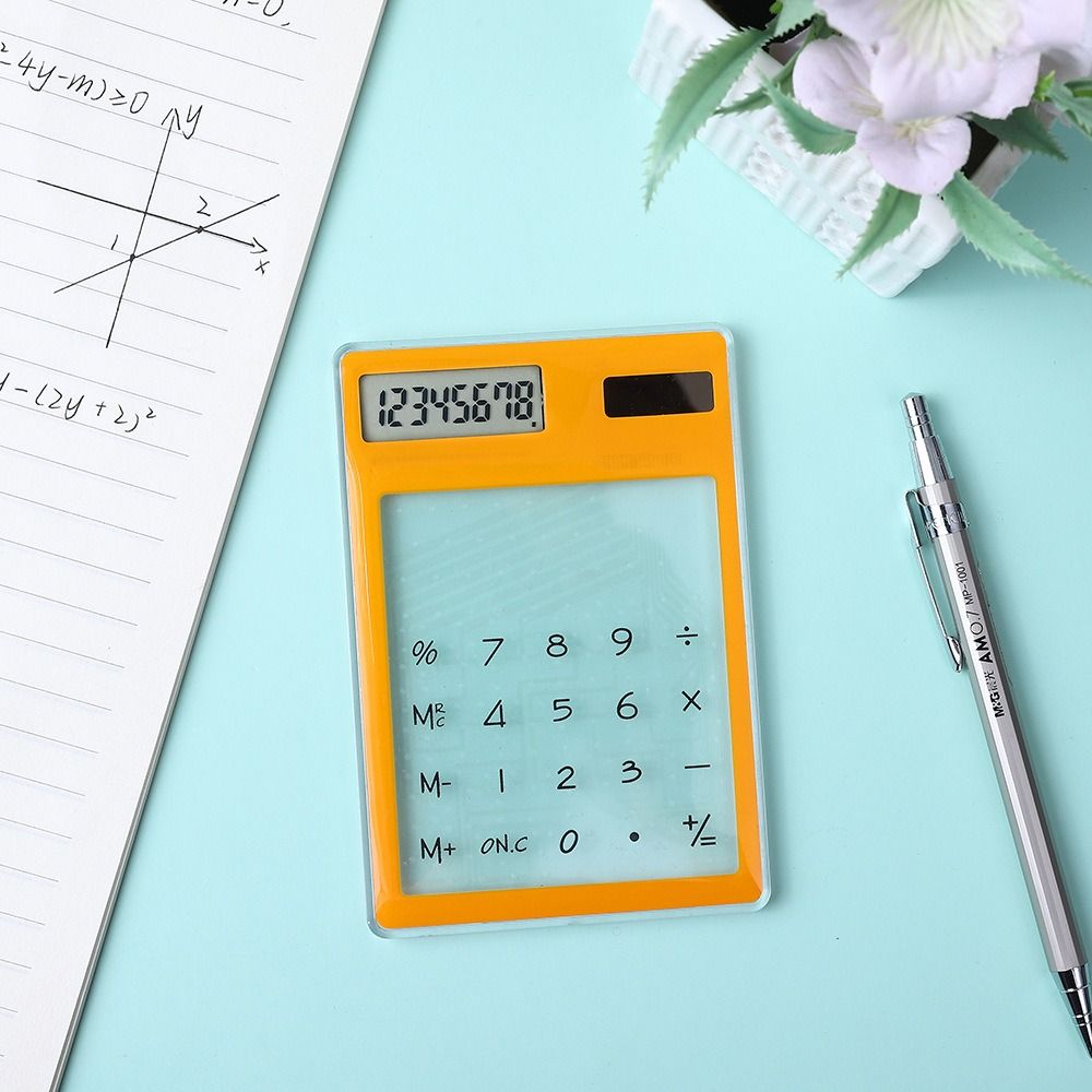 8-Digit Display Mini Calculator Ultra Slim Solar Calculator Student Calculators  School Office