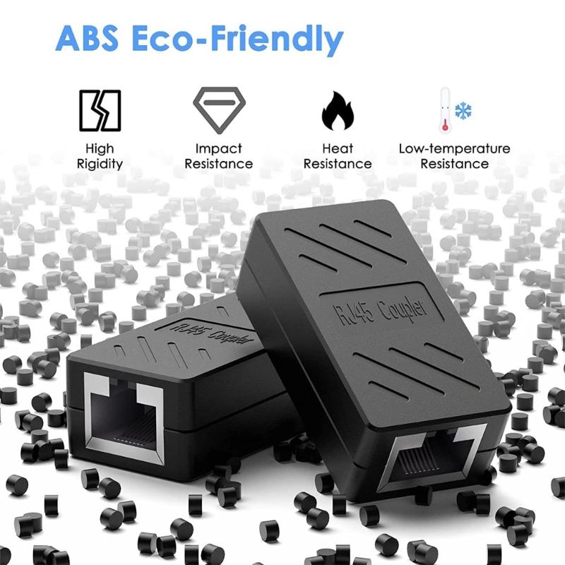 RJ45 Ethernet Networking Coupler Highly speed Gigabit Connection Compatible for Cat7 Cat6 Cat5e Cat5 Cables Plug And Play