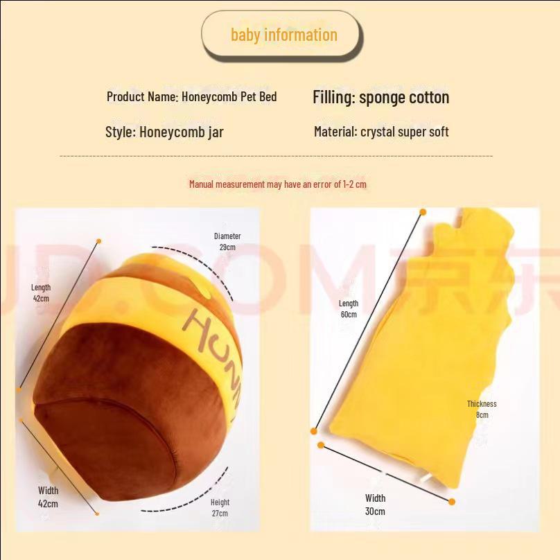 "Tetora Pet Nest: Semi-Enclosed Autumn/Winter Bed for Cats & Dogs"