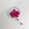 Acrylic Resin Retractable Badge Holder Durable Name Tag Badge ID Badge Reel  Work Certificate