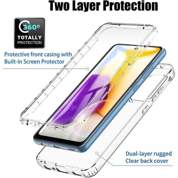 Coque pour iphone 13 pro max 6.7",2x verre trempé + 2x caméra protecteur, souple silicone tpu bumper,anti-chute housse protection