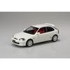 Aoshima Bunka Kyozai Co., Ltd. (AOSHIMA) Rakupla Snap Car No. 09-CW EK9 Civic Type R 1997 Championship White 1/24 Scale Plastic Model Kit
