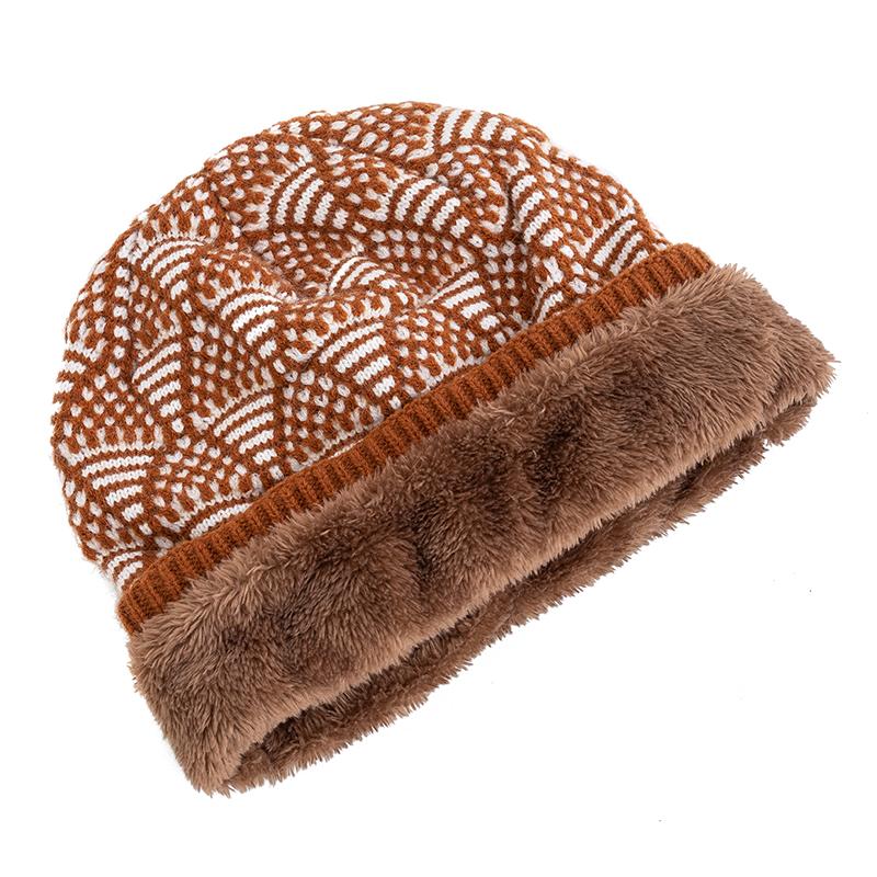 Nowe damskie czapki zimowe, czapka typu beanie, pluszowa, ciepła, dzianinowa, podszyta pluszem