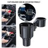 Water Bottle Extender Car Water Cup Holder Universal Vehicle Drink Holder Double Car Cup Holder Expander Expandable Base