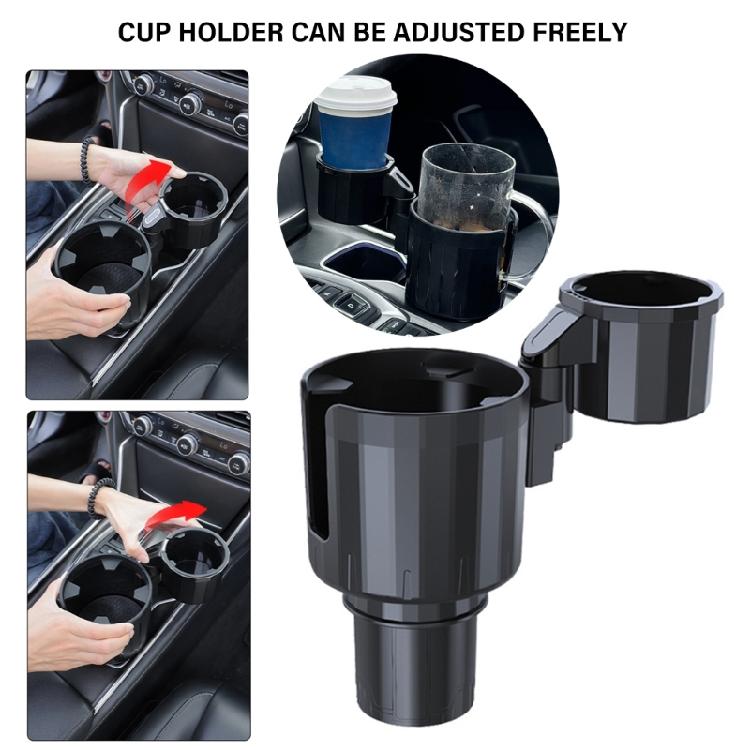 Water Bottle Extender Car Water Cup Holder Universal Vehicle Drink Holder Double Car Cup Holder Expander Expandable Base