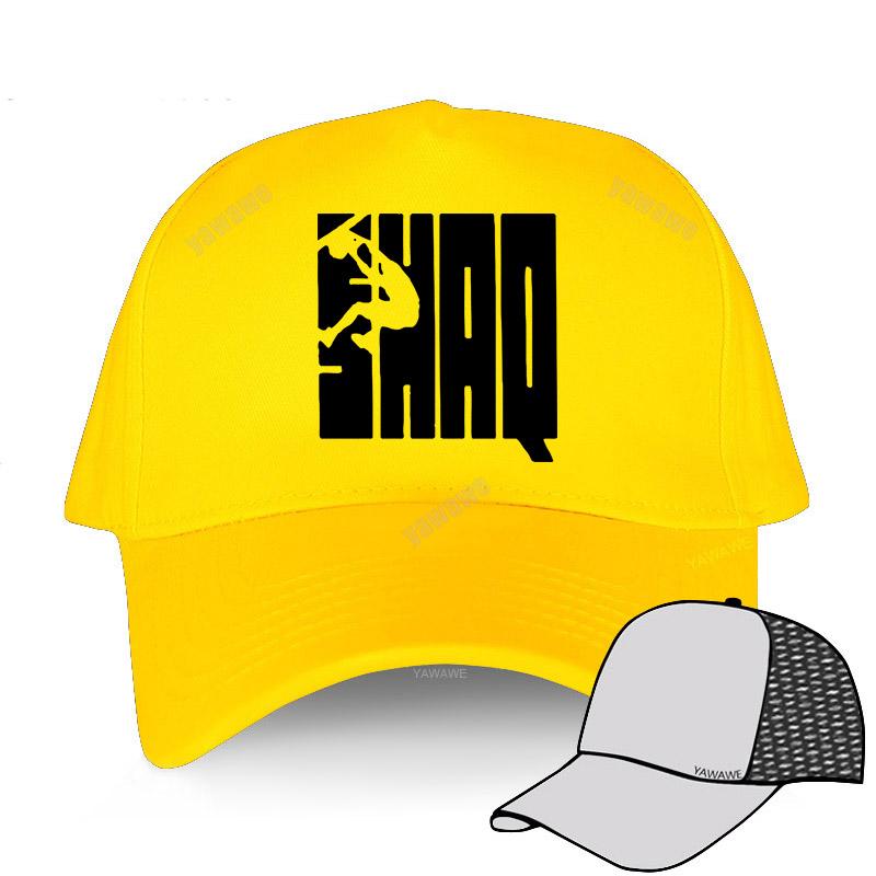 Pánske yawawe Novinka Funny Design šiltovky Shaq Attack Style Bavlna Unisex Ležérne Módna potlač golfový klobúk Nastaviteľná šiltovka