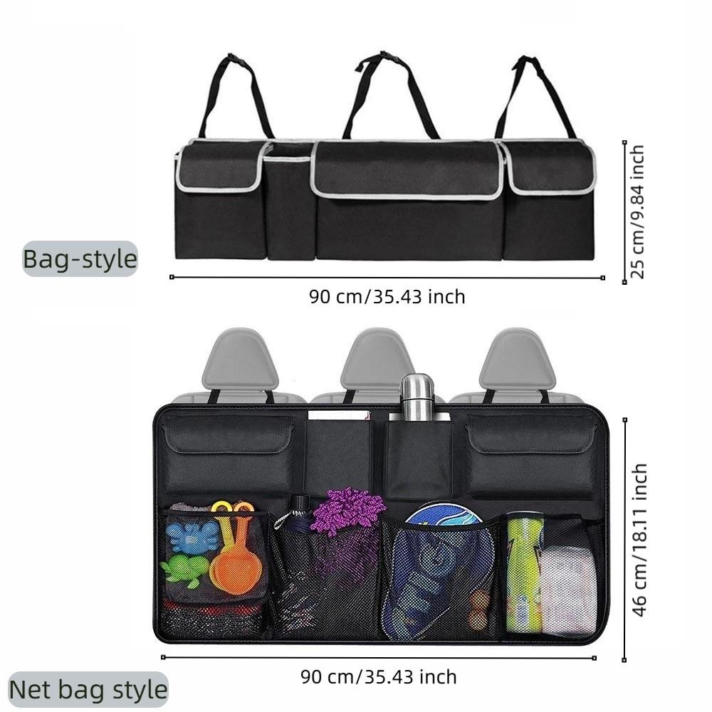 Oxford Cloth Vehicle Organizer Box Multifunctional Car Interior Organizer  Back Seat