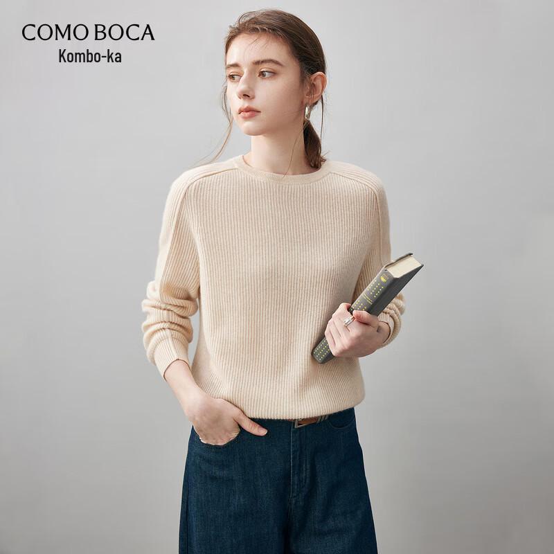 

Женский трикотажный свитер Komomboka из 100% кашемира с круглым вырезом XL