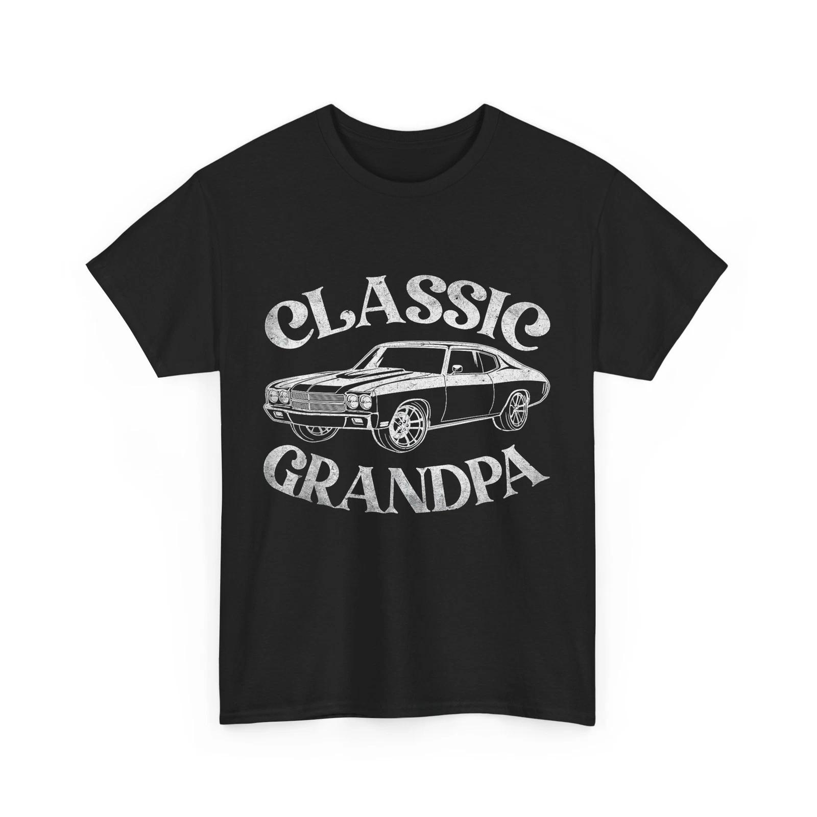 

Funny Grandpa Classic Car Graphic Family Grandpa Fathers Day T shirt 4XL