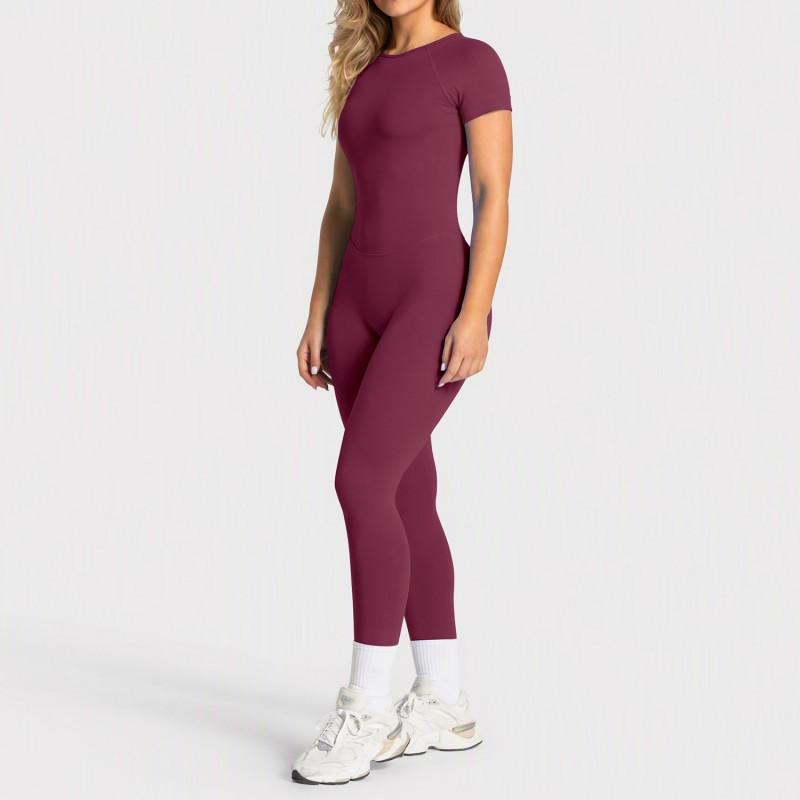 One-piece Quick-dry Yoga Jumpsuit Backless Workout Gym Running Activewear XS-XL