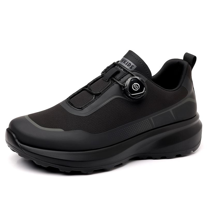 Men's shoes Four seasons comfortable platform rotating button sports shoes men's city outdoor casual shoes hiking hiking shoes