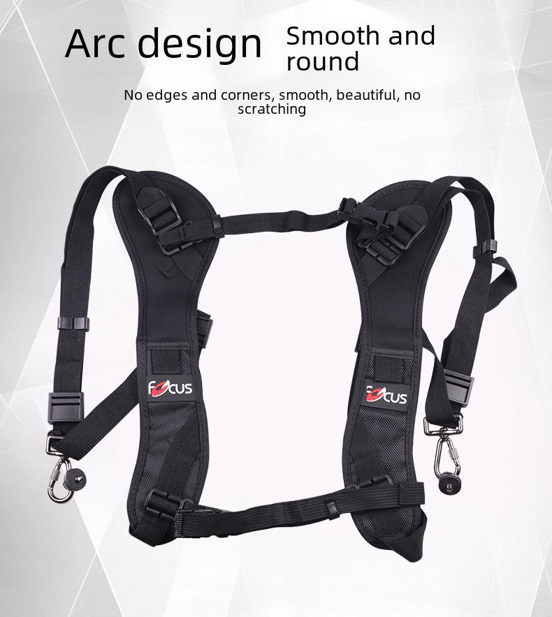 K-förmiger professioneller SLR-Doppel-Schulterkameragurt