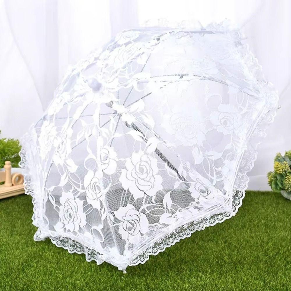 Lolita Mini Bridal Umbrella Elegant Lace Wedding Decoration Props  Photography Props