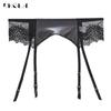 DKGEA Leather Garters Lace Sexy Women Stocking Suspender Belt