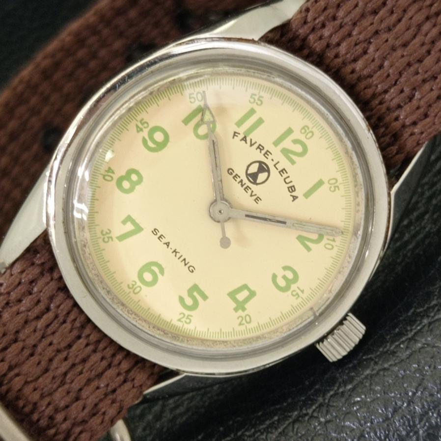 

FAVRE LEUBA GENEVE SEA KING MENS SWISS HAND-WINDING WATCH a430898-2 R104-a430898